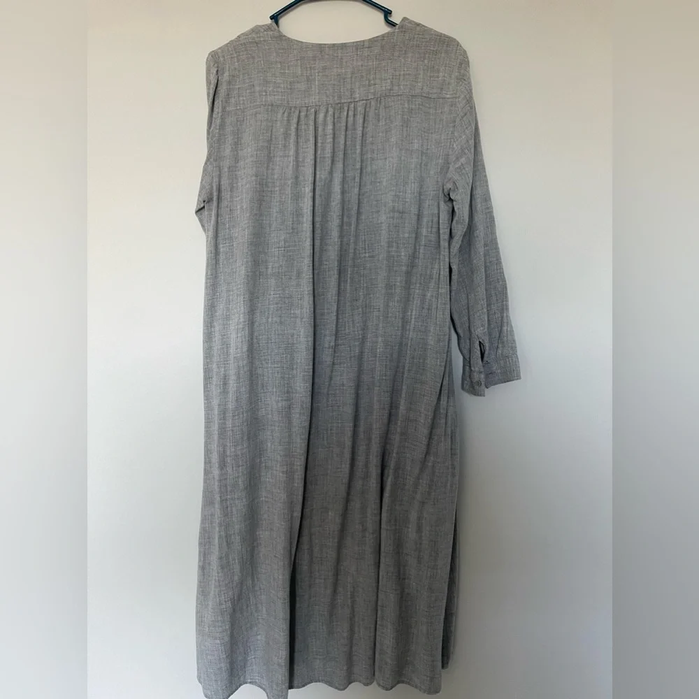 Zara midi grey elegant dress article 4886/257/803 Zara pleated midi dres… - Picture 8 of 10